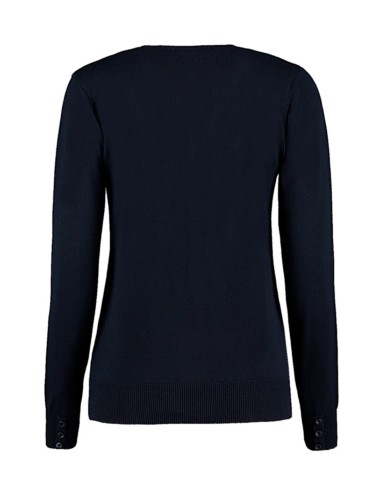 KUS-KK354-Cardigan col V manches longues Arundel Femme